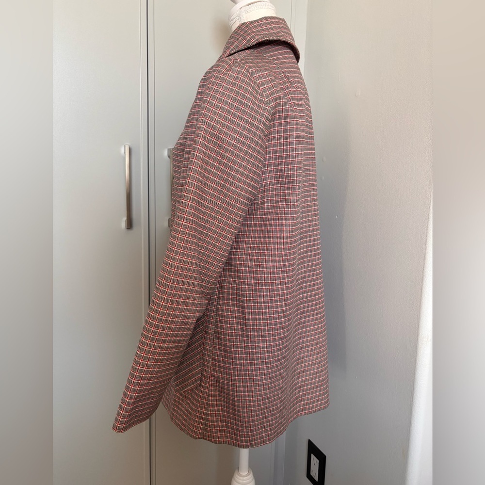 Vintage Plaid Niccolini Toggle Women's Coat - Picture 3 of 9